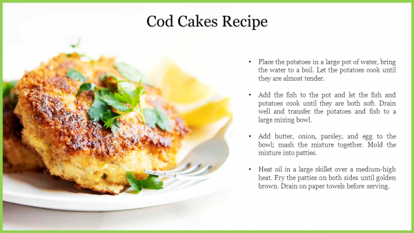 Cod Cakes Recipe Slide 